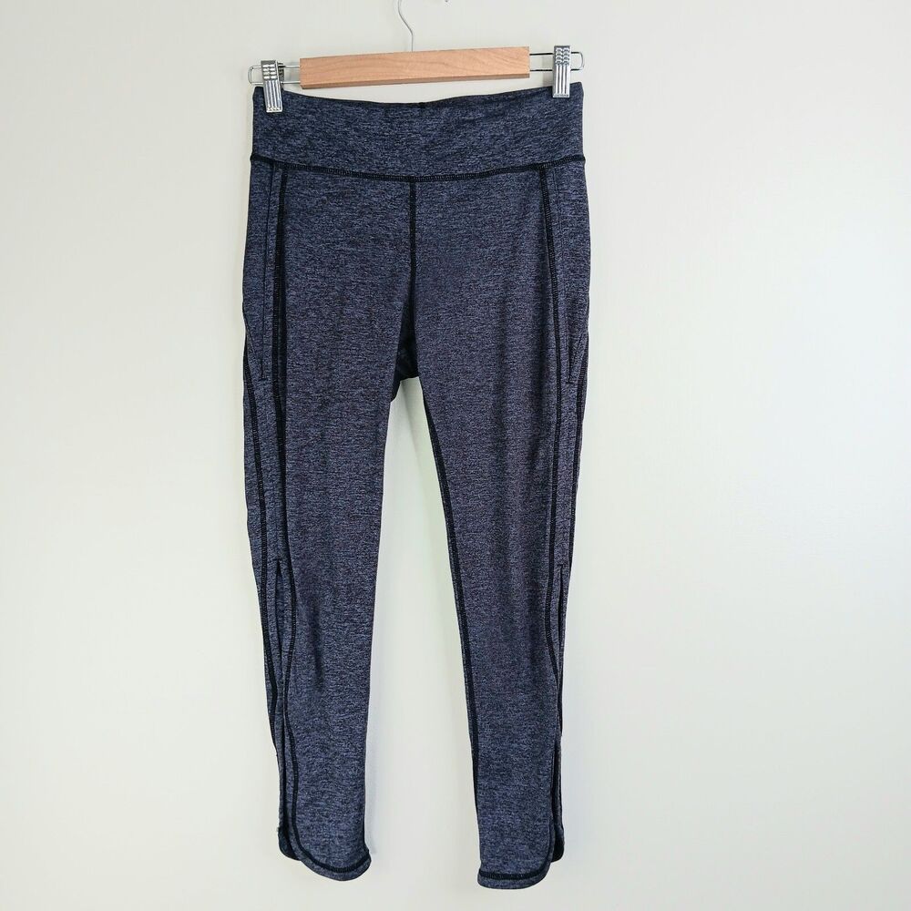 Free People FB Movement Women's Leggings Cutout Crop Purple Fitness Active Small